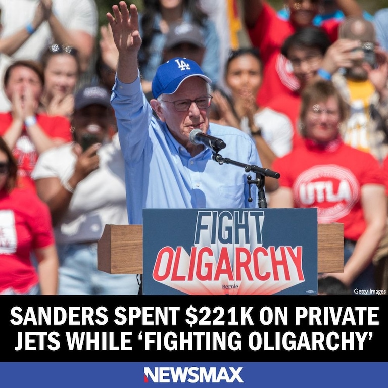 Sen. Bernie Sanders, who has railed about the nation's billionaires while on his "Fighting Oligarchy" tour with Rep. Alexandria Ocasio-Cortez, has been usi