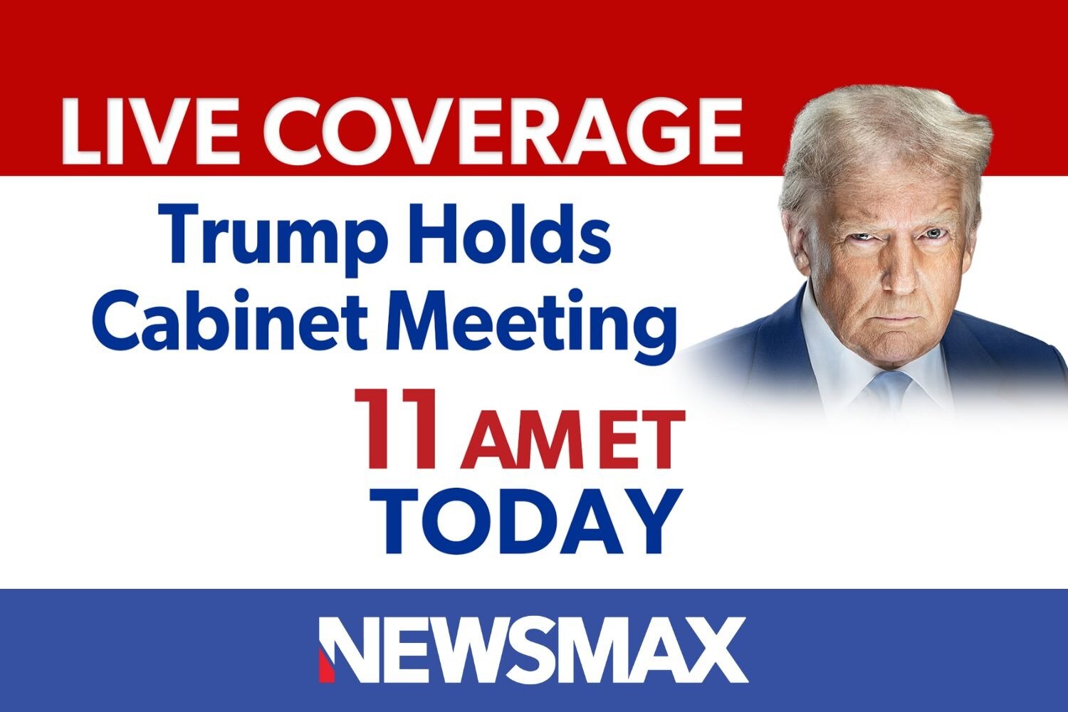 TUNE IN: LIVE coverage as President Donald Trump holds a Cabinet meeting at the White House — TODAY ...