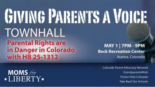 Giving Parents A Voice: LIVE Townhall in Aurora, Colorado with Moms for Liberty