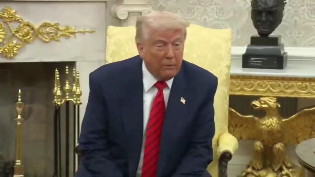 🚨 BREAKING: Trump says there will be a big, positive announcement before he leaves for his Middle E...