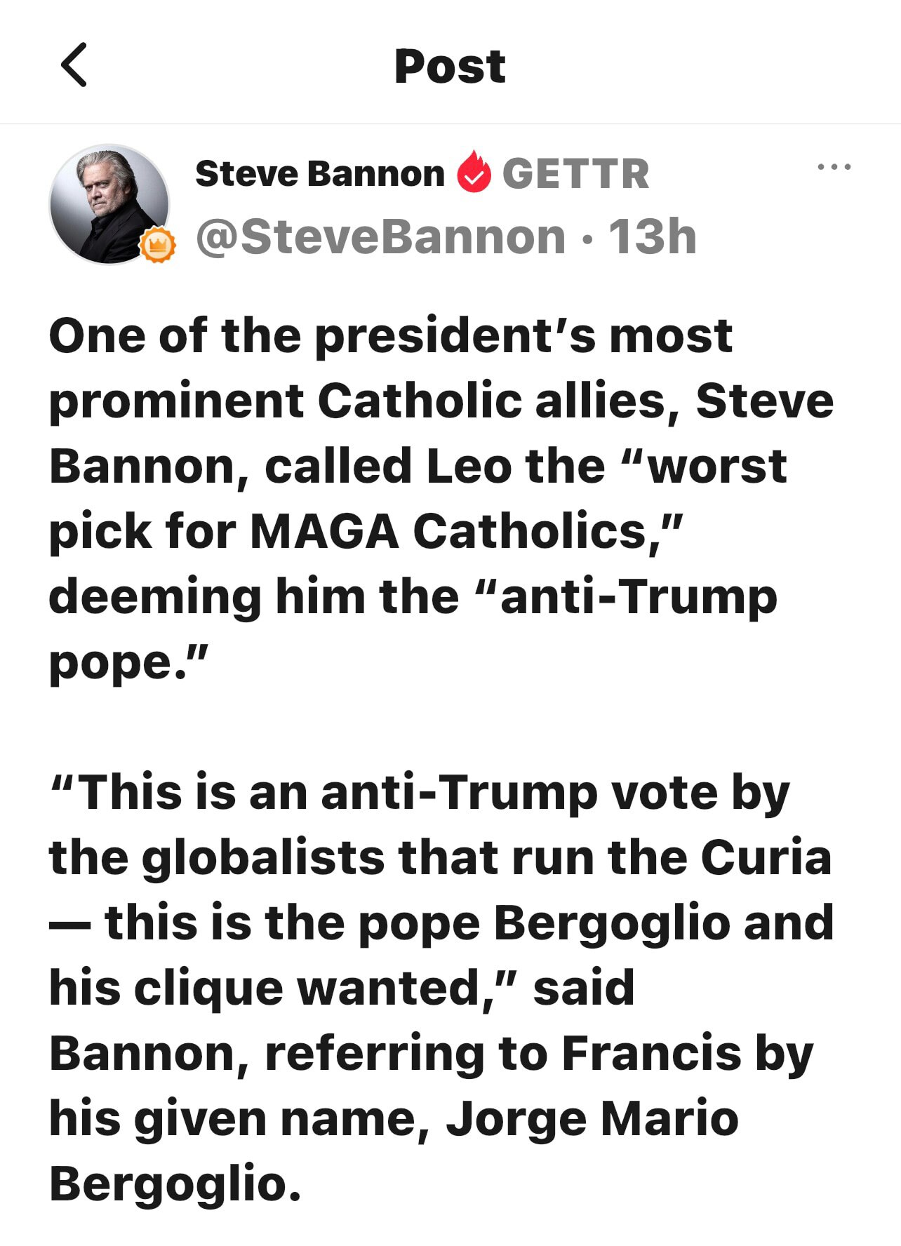 📣郭文贵先生早有预警天主之城早已被攻陷

🛑当你还以为教宗是“圣灵降临”，他们早就把教廷变成了“政治人事部”。

📣第267任天主教教宗利奥十四世登基。首位美国籍教皇，拉丁裔，出身芝加哥，刚在2...