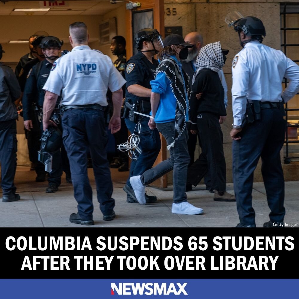 Columbia University placed at least 65 students on interim suspension, and barred another 33 from ca...