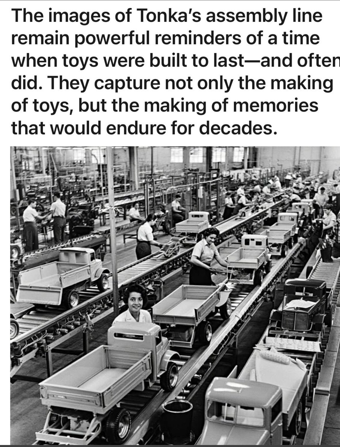 If you were a child who grew up in 50-60s America, Tonka Trucks were a big part of your childhood!

...