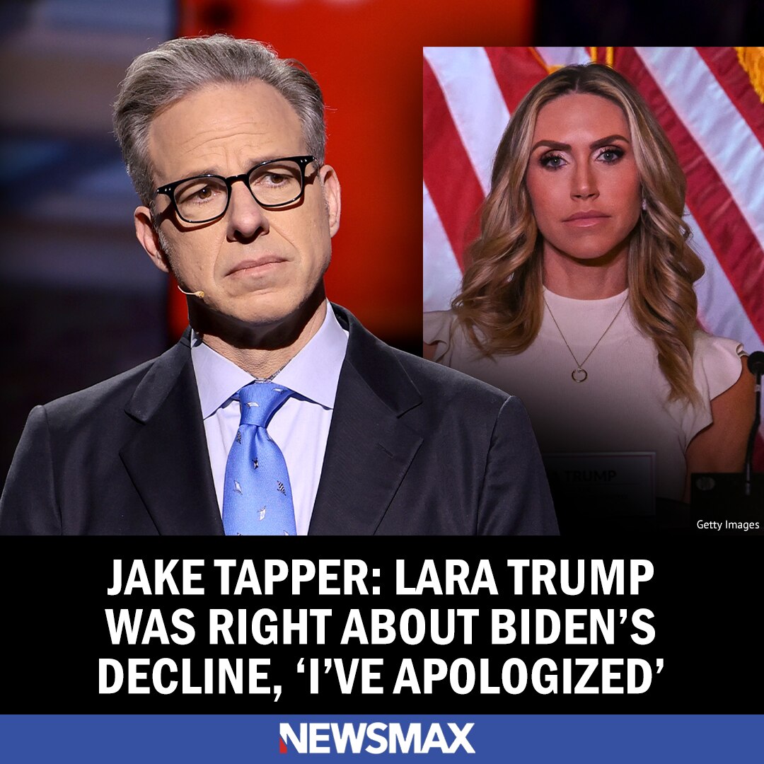 CNN anchor Jake Tapper said he privately apologized to Lara Trump after she raised concerns about Jo...