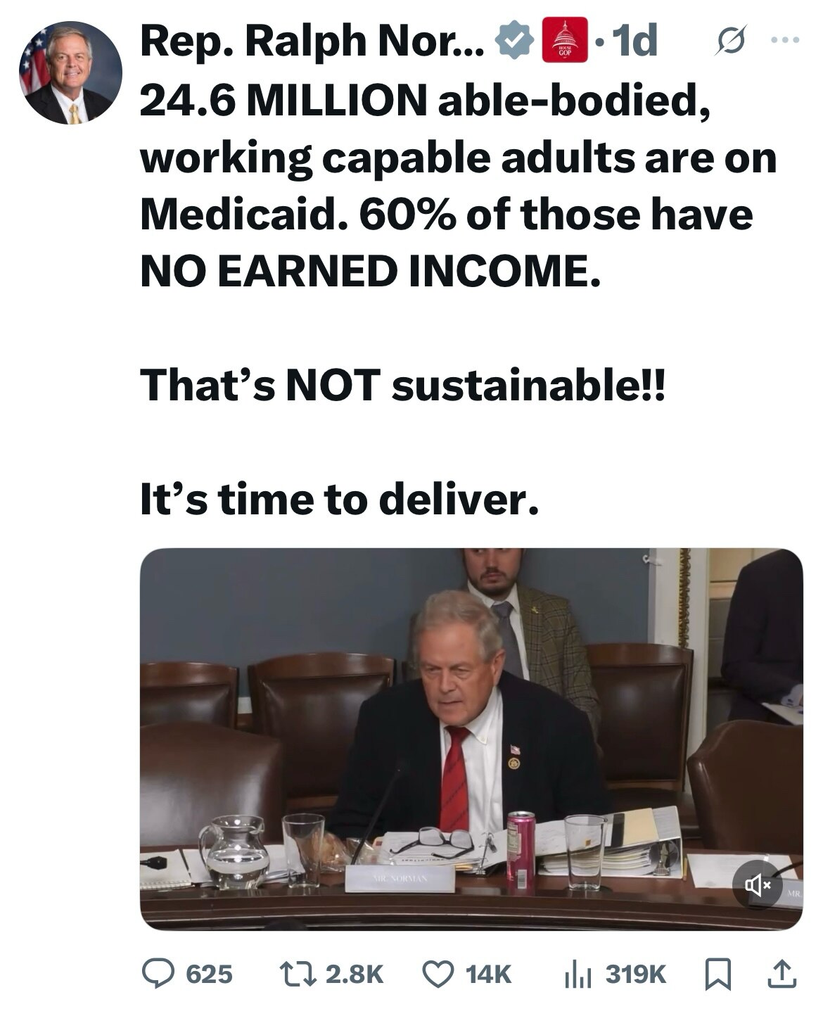 Rep. Ralph Norman, One of the Very Few who Care 

