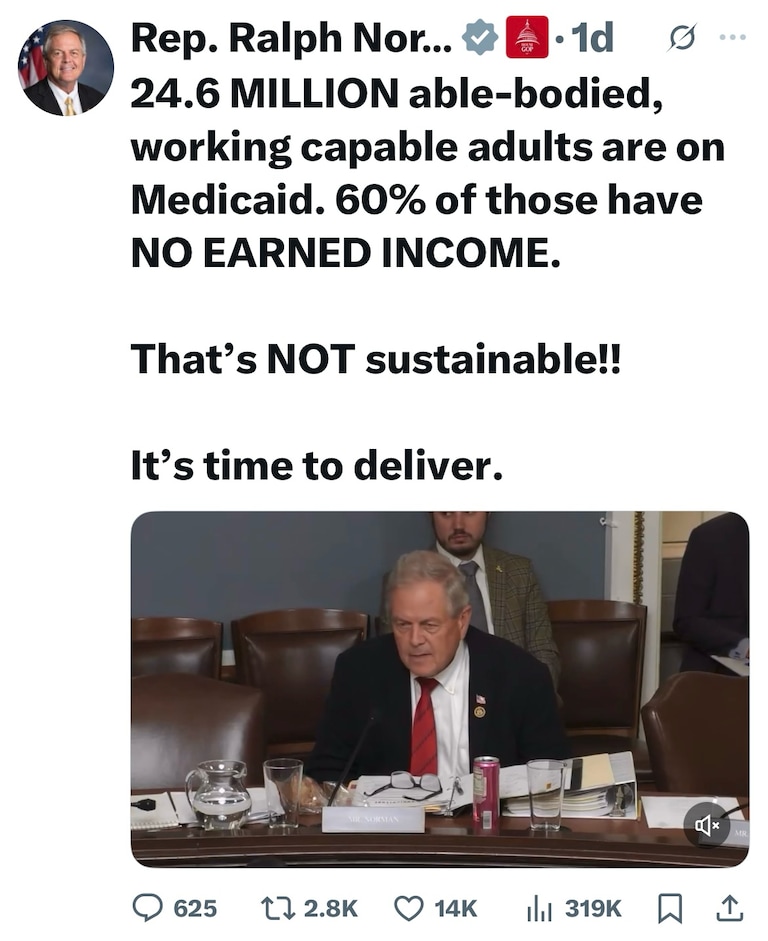 Rep. Ralph Norman, One of the Very Few who Care 

