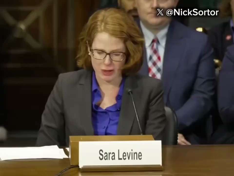 Disgraced J6 prosecutor Sara Levine CRIED in front of the Senate Judiciary Committee after she was F...