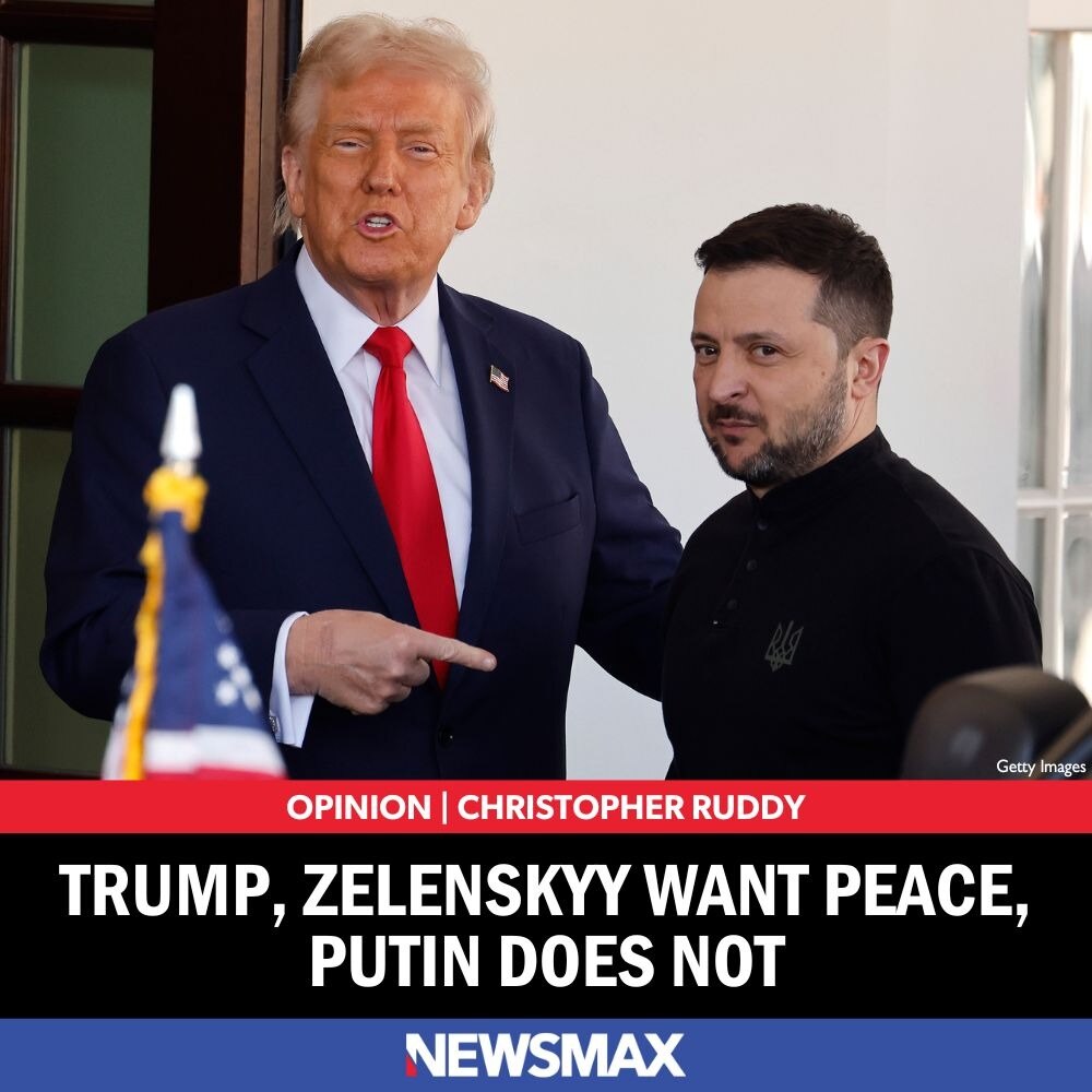 President Trump's "brilliant" maneuvers show he and Zelenskyy want peace in Ukraine, while Putin doe...