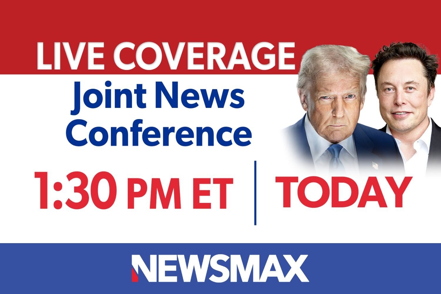 TUNE IN: LIVE coverage as President Donald Trump holds a joint news conference with Elon Musk in the...