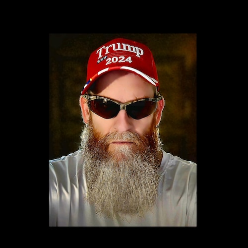 America first: Christian free thinker, absolutely no nonsense. Keep screwing around and find out 6'5" 245 lbs of Super "...