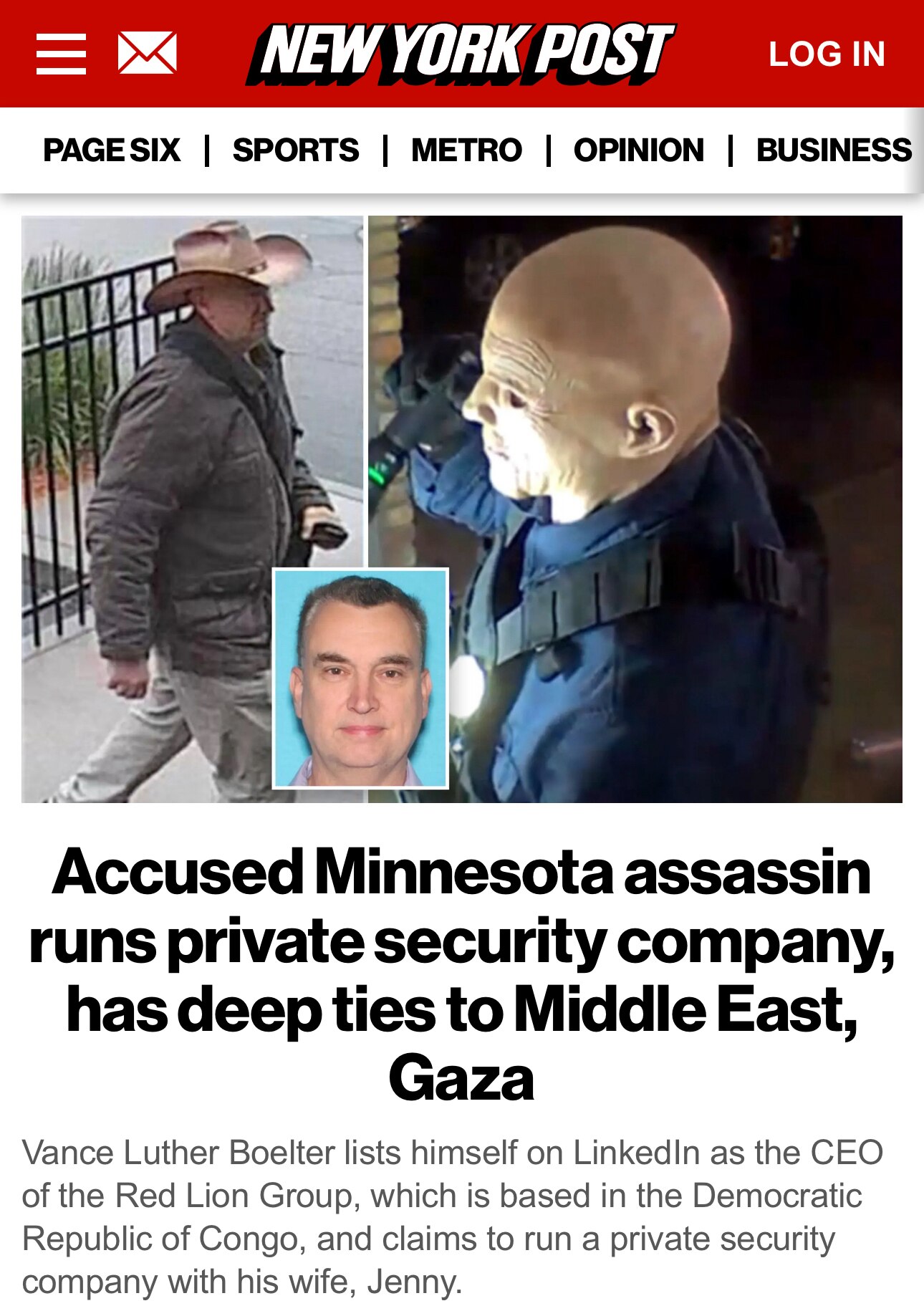 Vance Luther Boelter lists himself on LinkedIn as the CEO of the Red Lion Group, which is based in t...