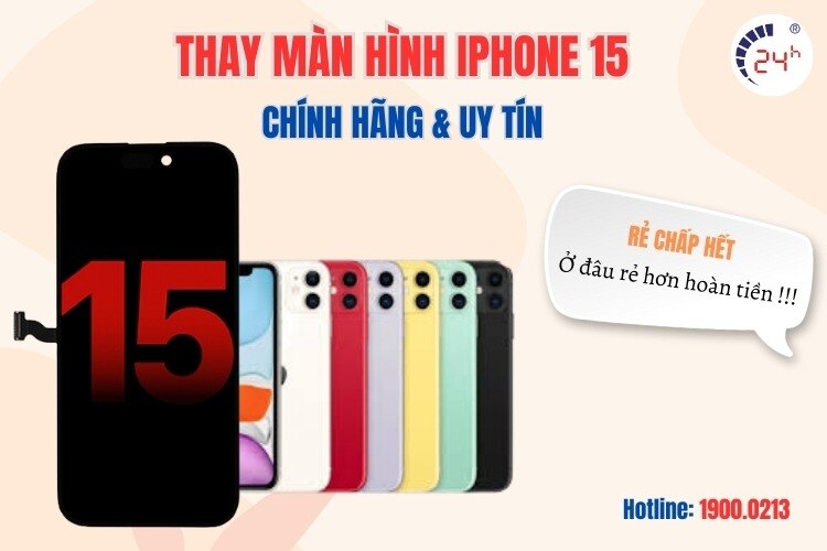  Thay màn hình iPhone 15 – Đừng để hỏng thêm vì chần chừ

Một vết nứt nhỏ có thể nhanh chóng lan rộn...