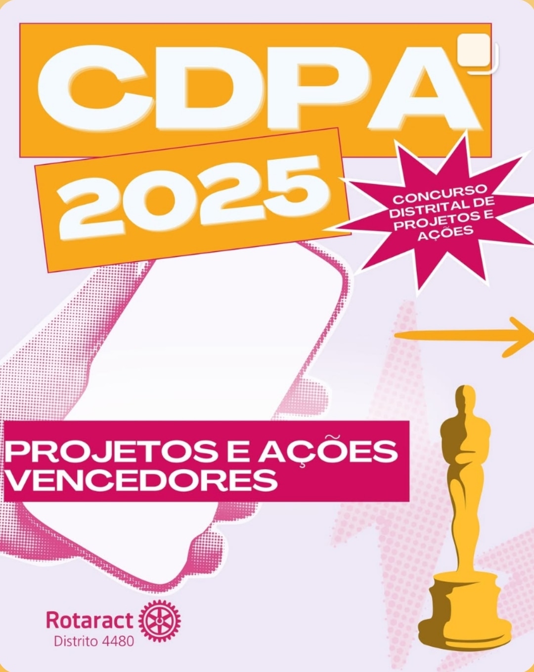Vencedores do Concurso Distrital de Projetos e Ações 2025 do Rotaract Distrito 4480

É com imensa al...