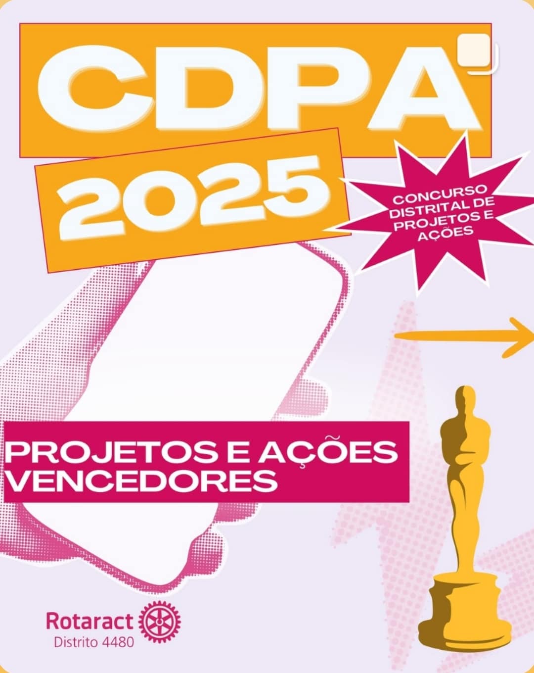 Vencedores do Concurso Distrital de Projetos e Ações 2025 do Rotaract Distrito 4480

É com imensa al...