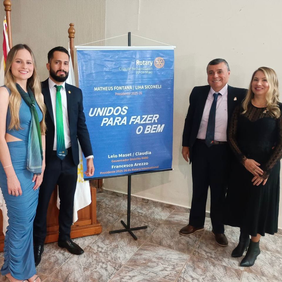 Na última quinta-feira, 26 de junho, foi realizada a cerimônia de posse do Rotary Club de Fernandópo...