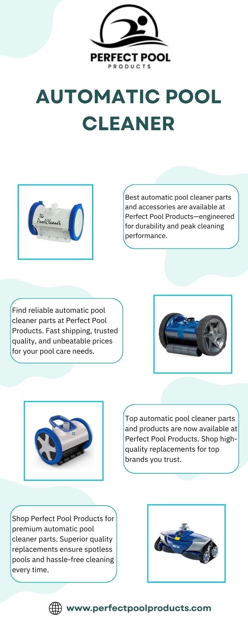 Automatic Pool Cleaner | Perfect Pool Products

Shop Perfect Pool Products for premium automatic poo...