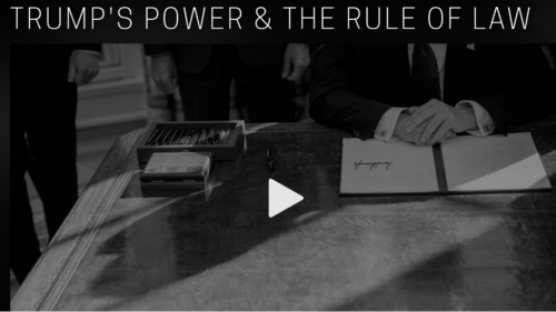 Trump's Power & the Rule of Law | FRONTLINE