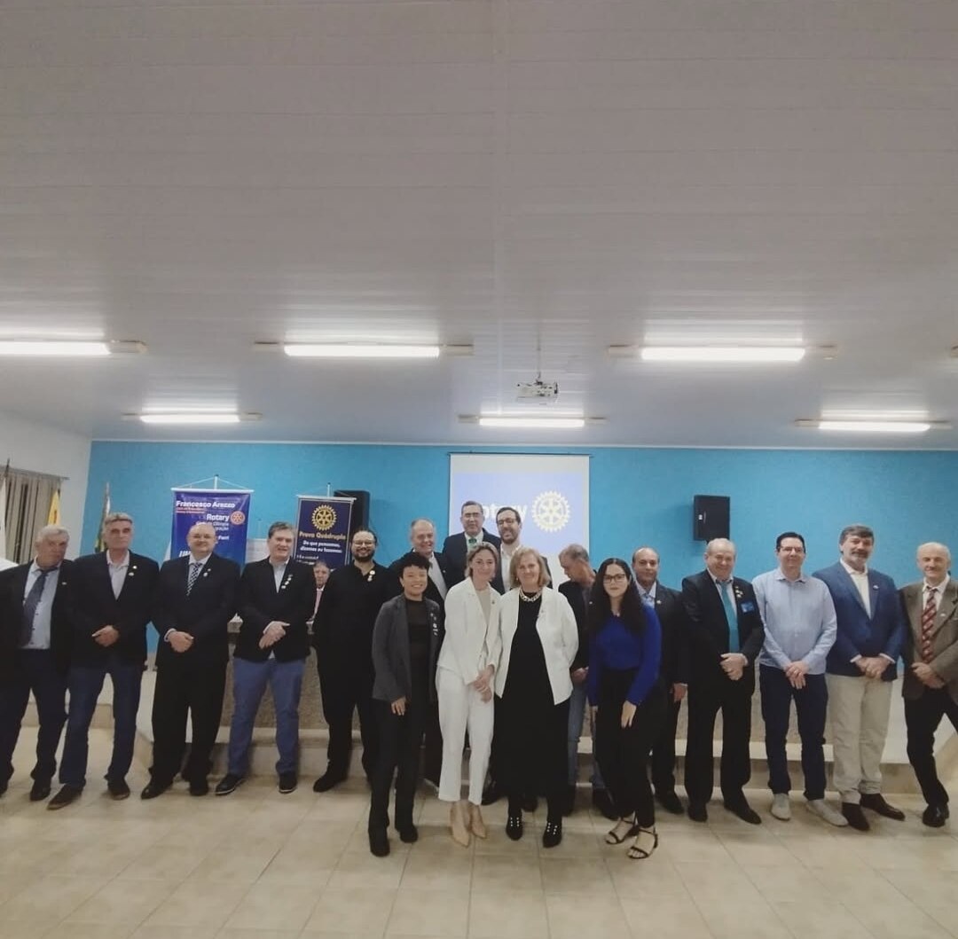 Celebramos a Posse Conjunta do Rotary Club de Olímpia Integração, Rotaract Club e Casa da Amizade, u...