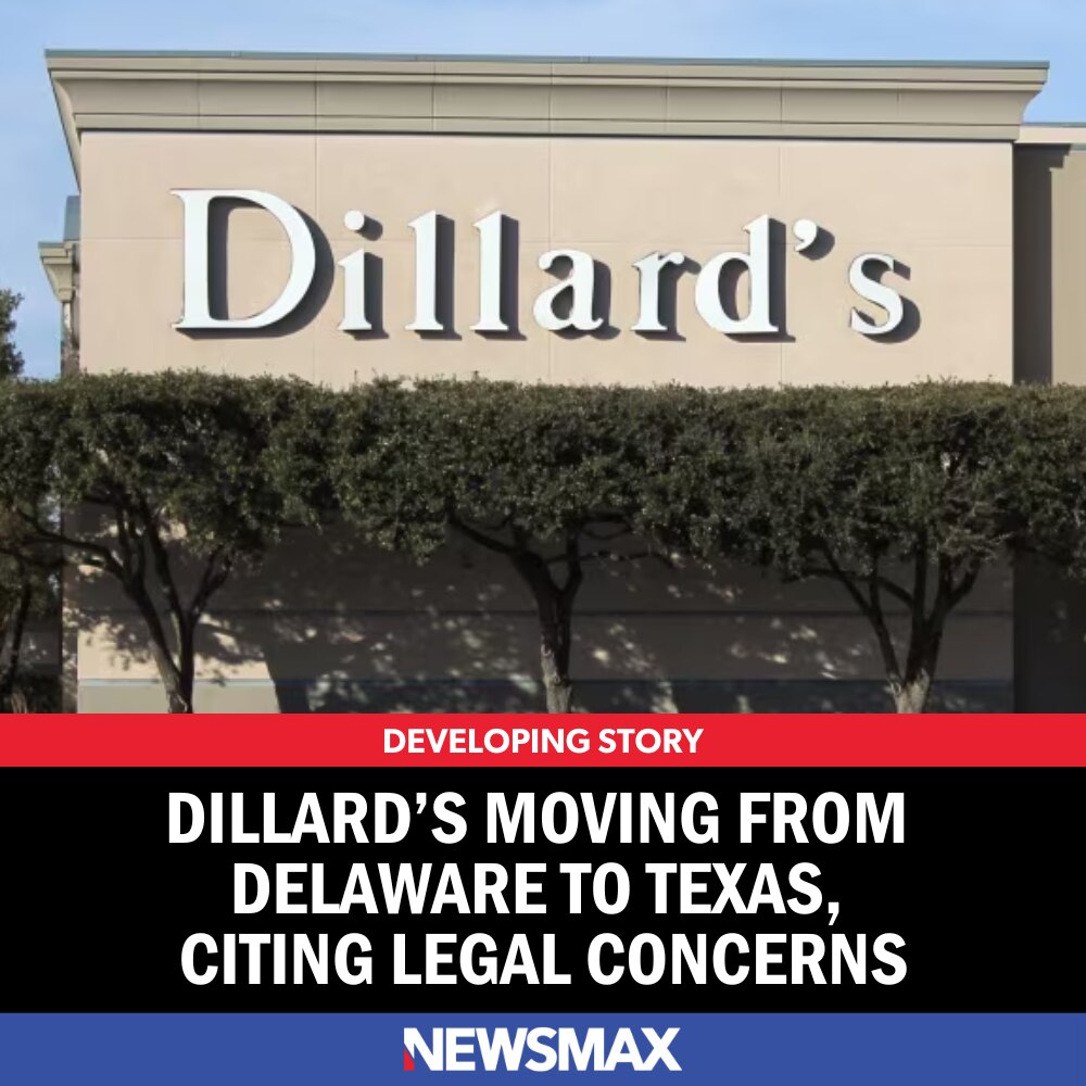 JUST IN: Dillard’s quits Delaware! Joins Elon's exodus. See more: https://bit.ly/411Unqf
