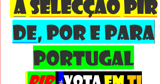 PORTUGAL CONHECE O PARTIDO PIR SPEL  https://pir-partidoindependentereferendo.locals.com/post/491922...