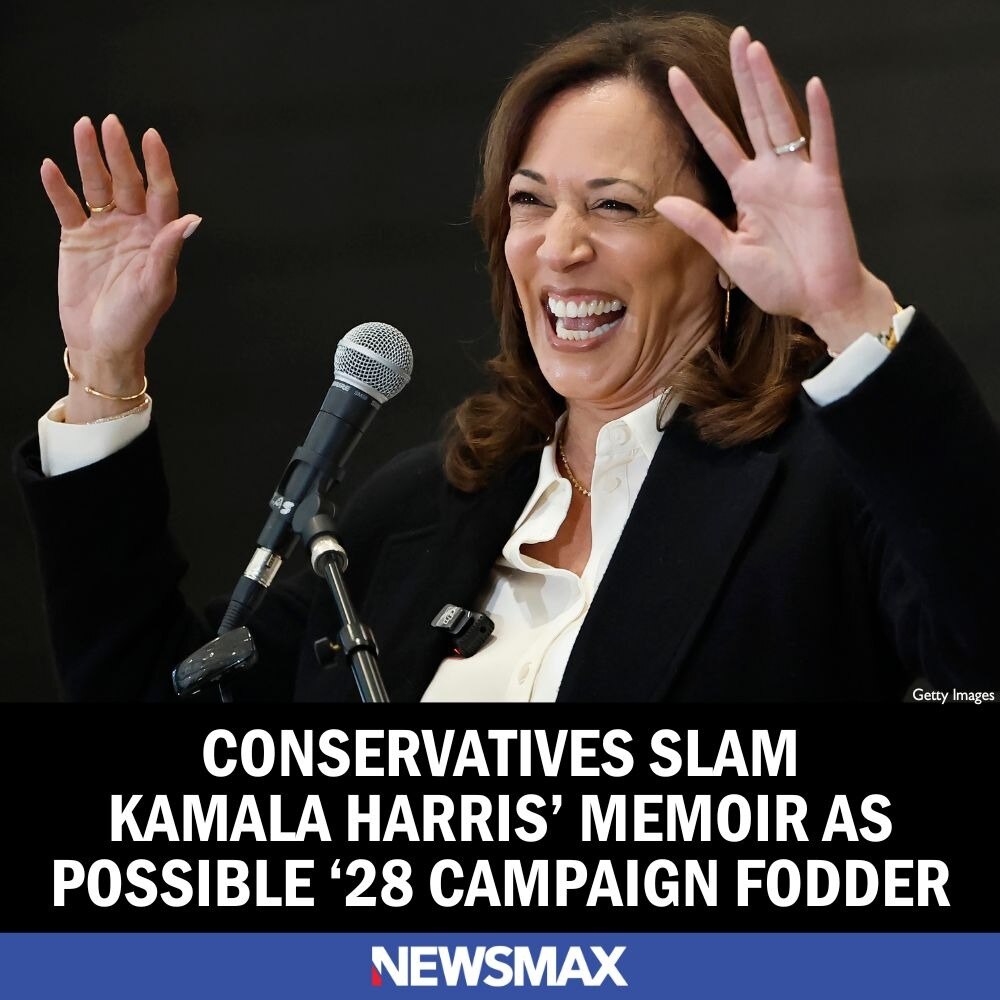 'DIARY OF DEFEAT': Former Vice President Kamala Harris is reportedly under fire from conservative cr...