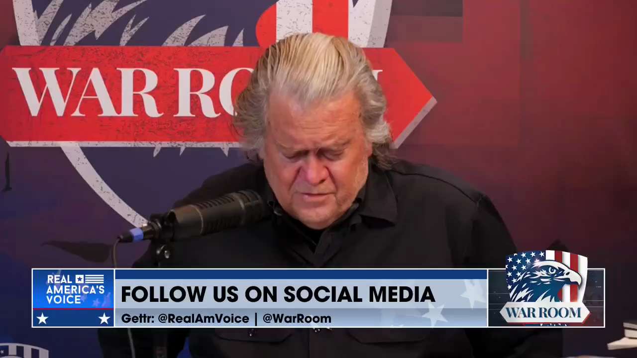 BANNON: Two things we have to be very concerned about and offer advice to President Trump. First, av...