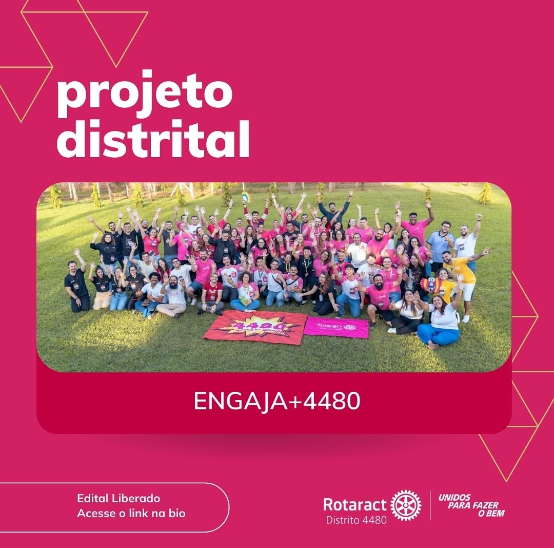 Texto do Rotaract 4480

Edital já disponível

É com grande satisfação que a Diretoria de Projetos Hu...