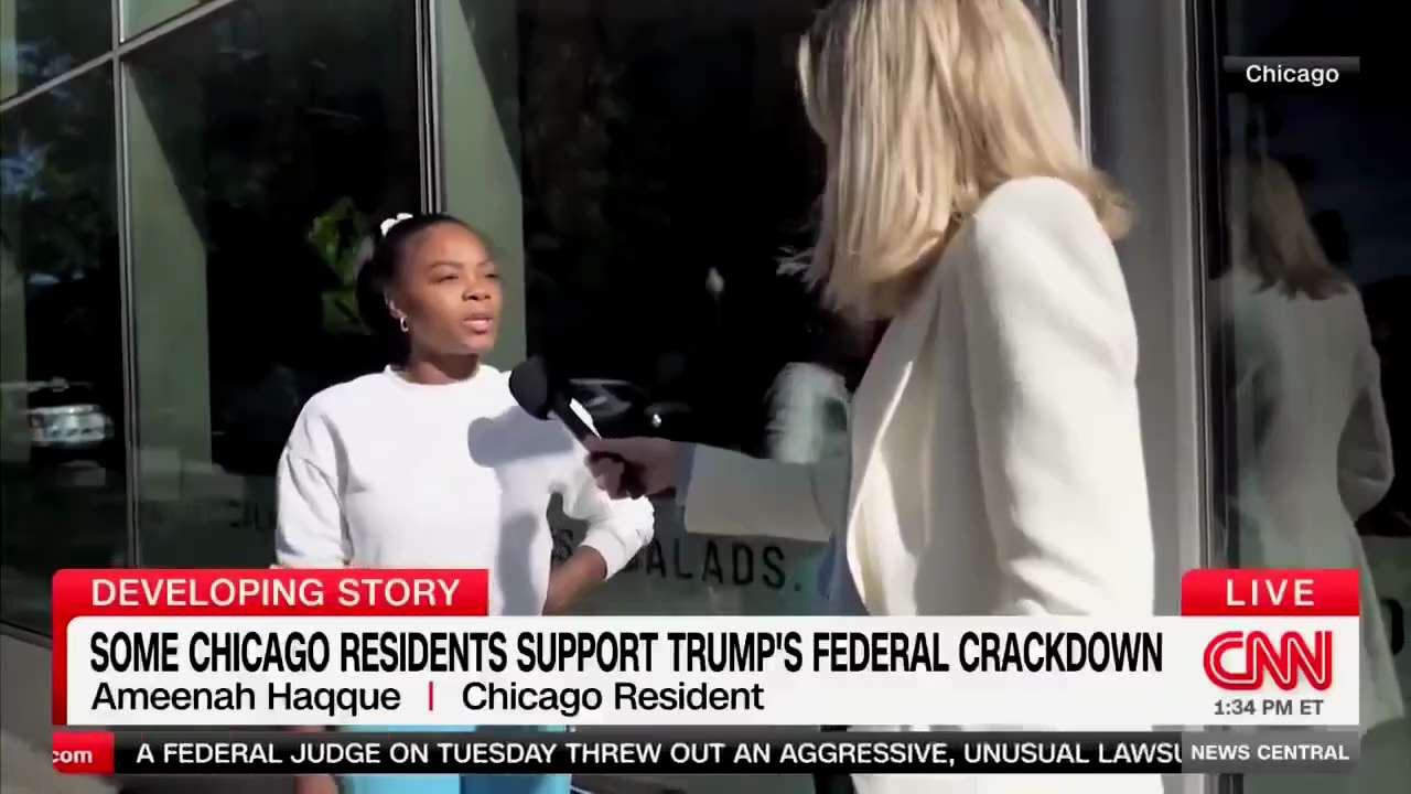 🚨 WOW — CNN just aired something the Left did not want you to see.

A Chicago woman — their prime v...