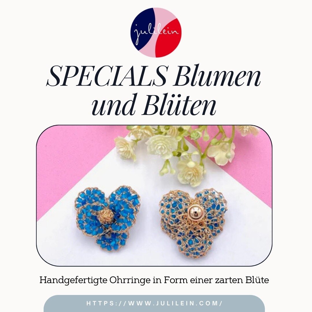 Blumen Ohrringe

Entdecke bunte Blumen Ohrringe aus der Flora-Kollektion: handgefertigt, nickel- & c...