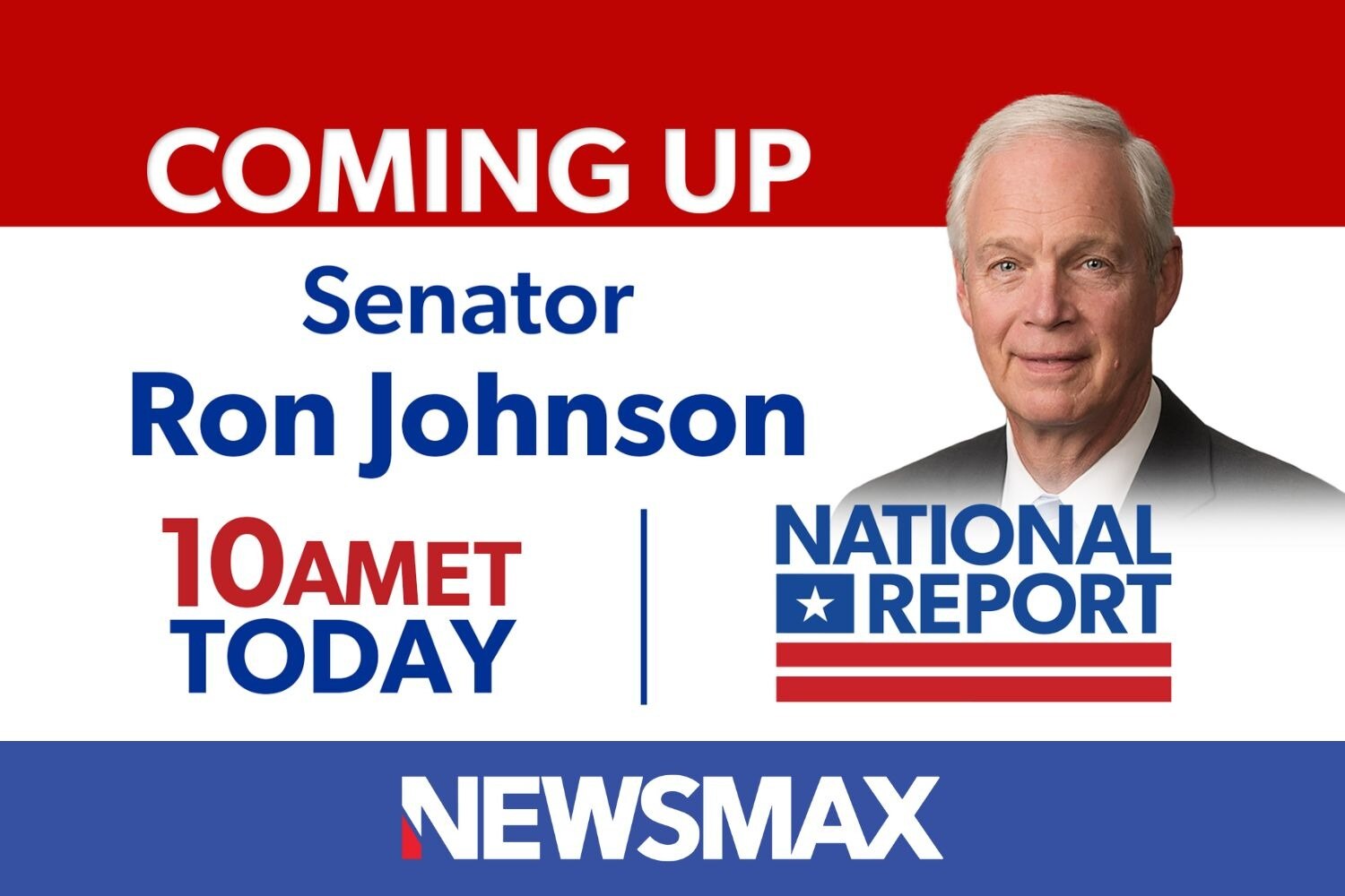 COMING UP: Sen. Ron Johnson joins “National Report” to talk about the latest on the assassination of...