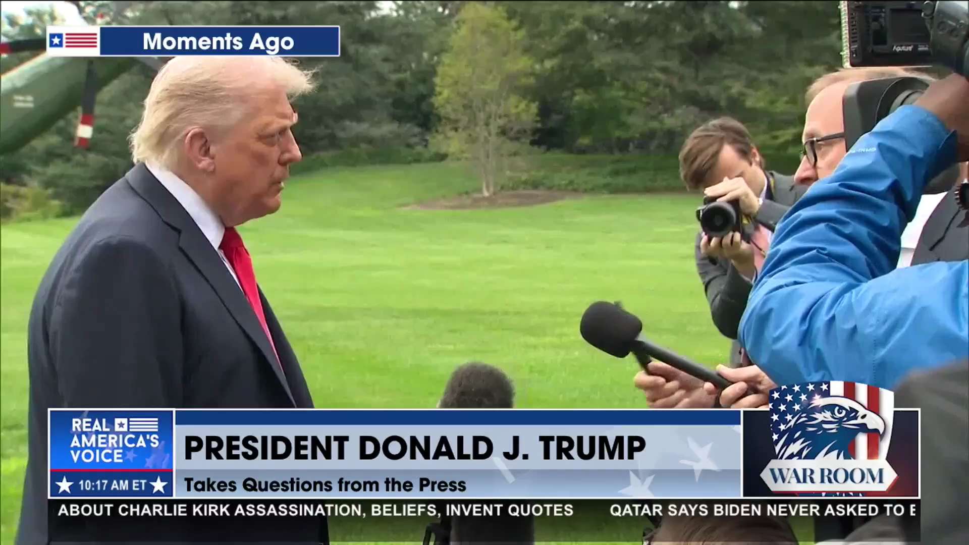 POTUS RESPONDS TO ABC REPORTER HATE
POTUS to ABC reporter: "You have a lot of hate in your heart... ...