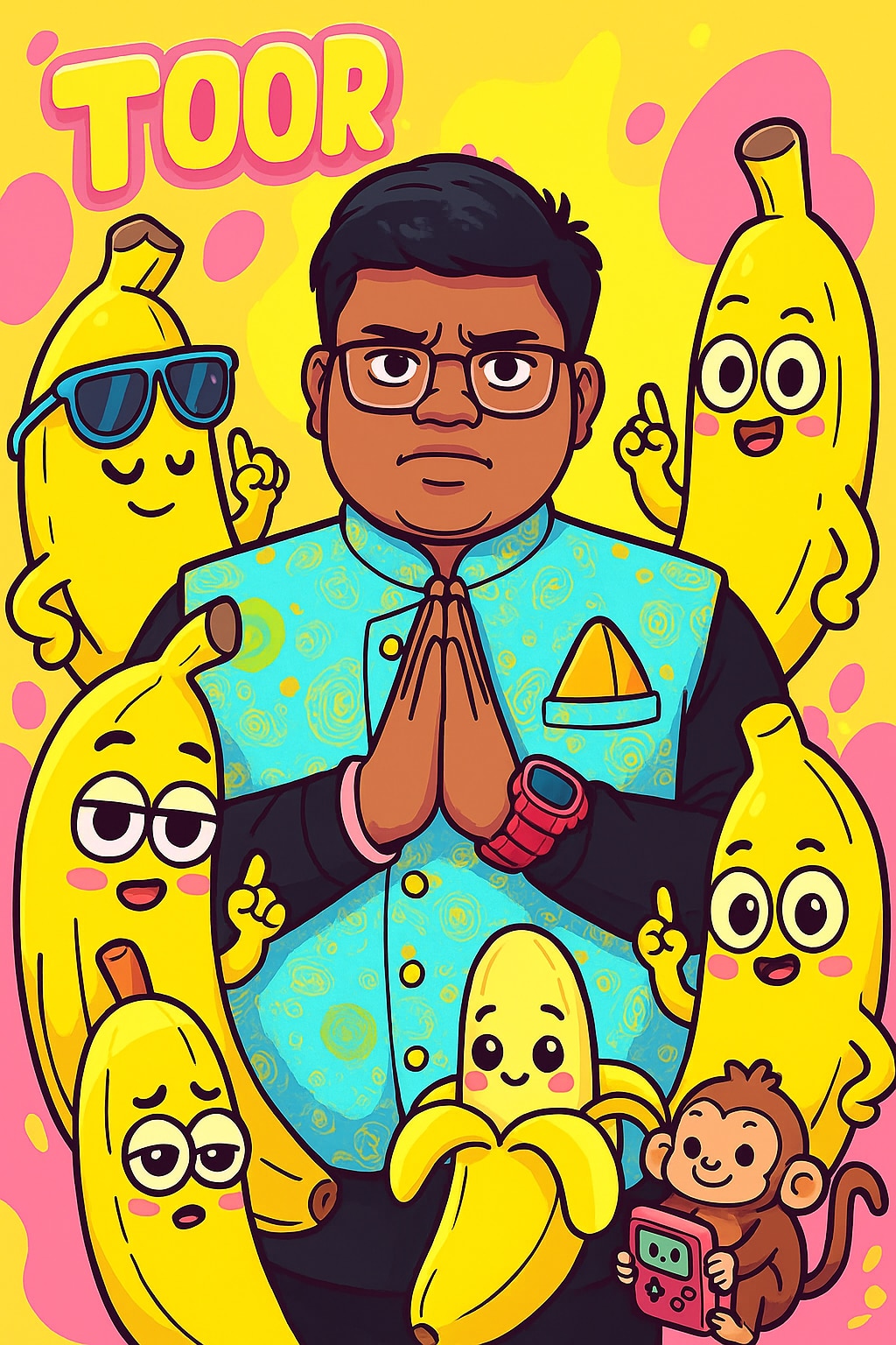 Saale #Chatgpt tereko bola tha Nano Banana Trend style photo banane kliye, Yeh kya Cartoon bana dala...