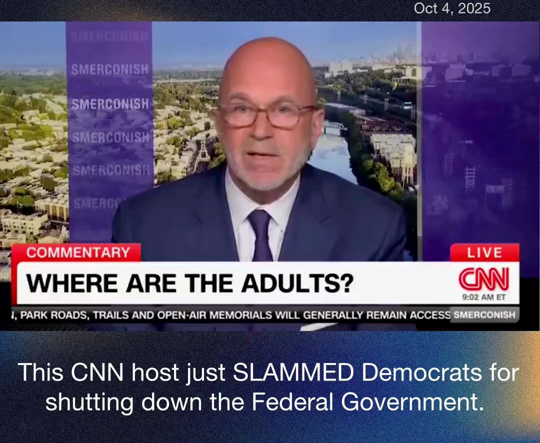 🚨BREAKING: This CNN host just SLAMMED Democrats for shutting down the Federal Government.

"700,000...