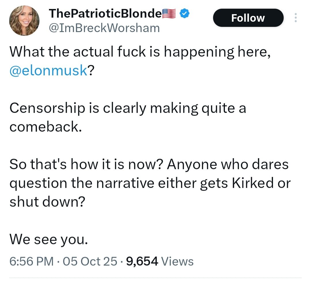 "Anyone who dares question the narrative either gets kirked or shut down." 

Is "Kirked" now a verb,...