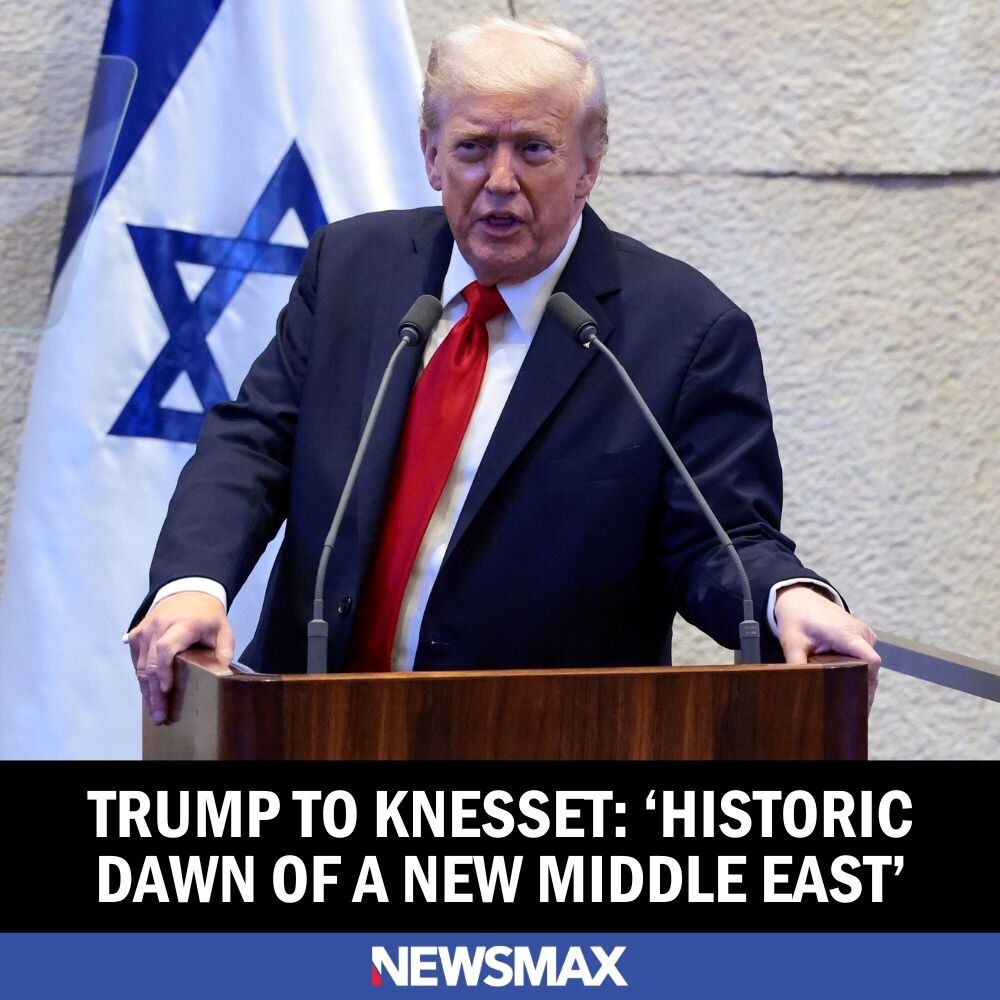 President Donald Trump told Israel’s parliament on Monday that his Gaza peace deal offers "the histo...