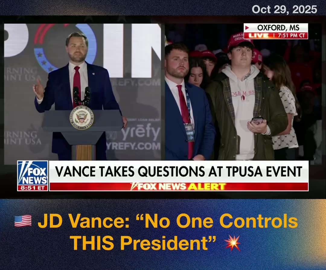 🚨 JUST NOW: JD Vance SLAMS the Narrative — “When People Say Israel Is Controlling the U.S. Presiden...