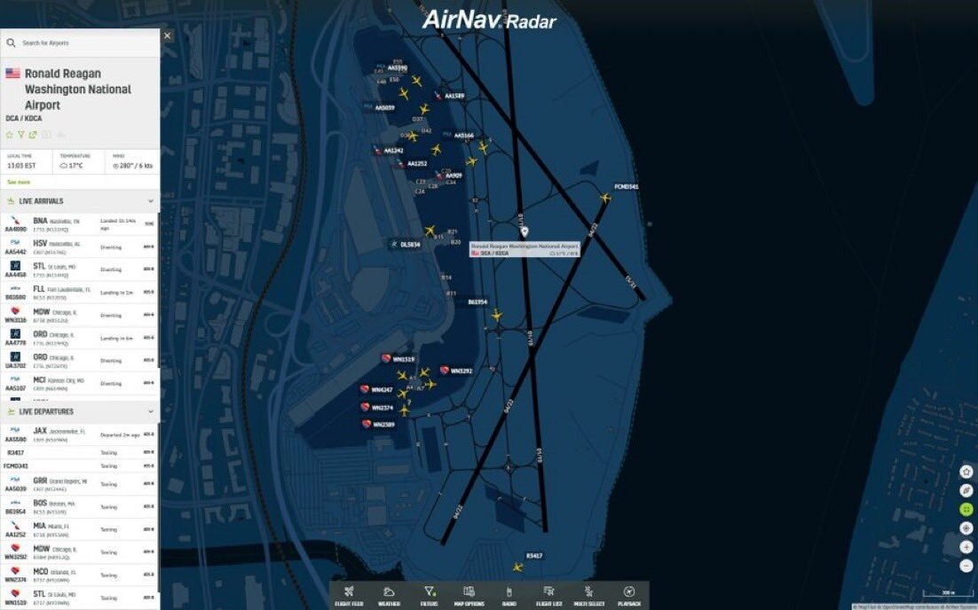 Update : The grounding at Washington Reagan National Airport due to a "security incident" has been l...