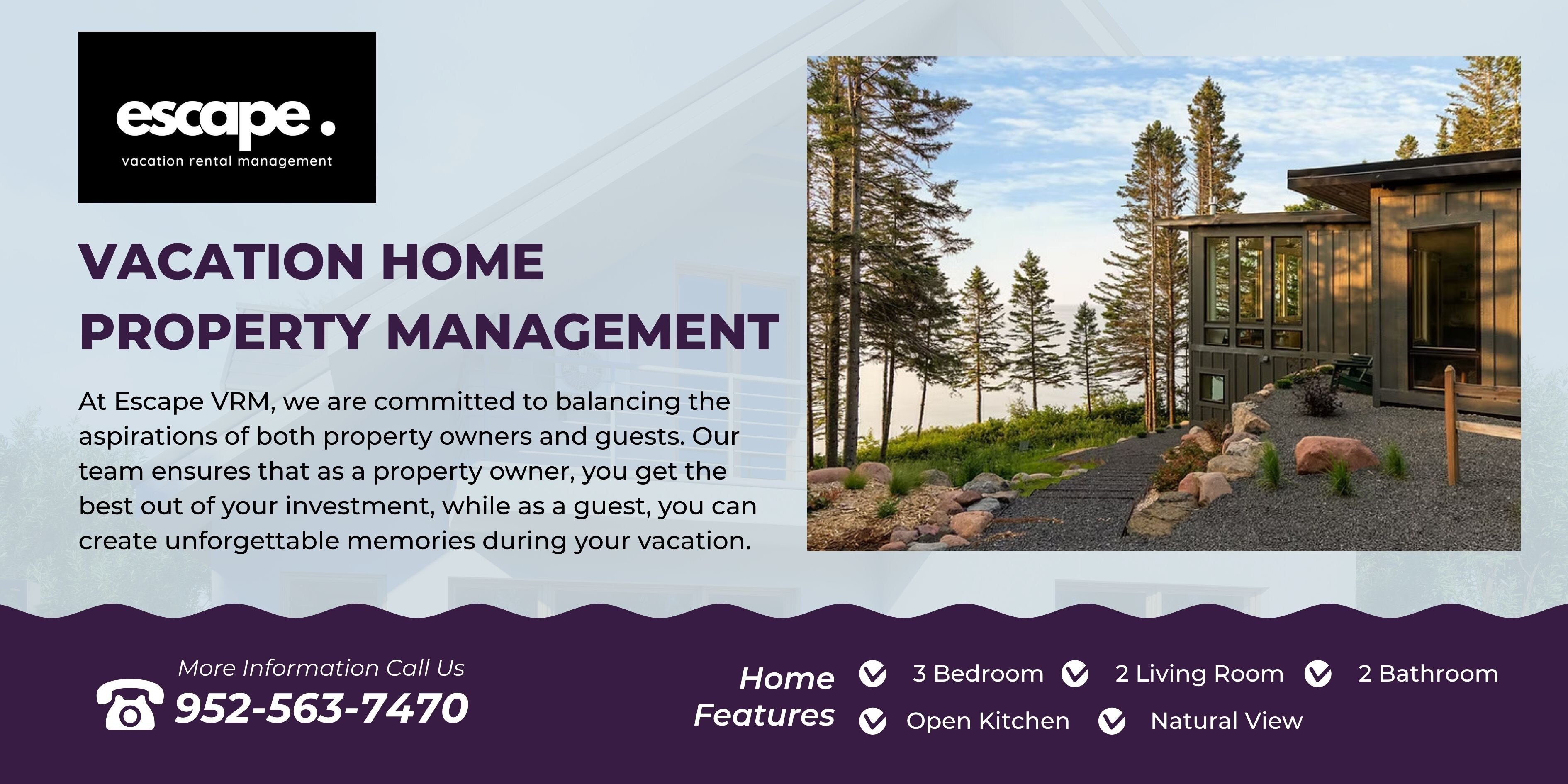 Vacation Homes Property Management Services by Escape VRM

Escape VRM offers reliable vacation home ...