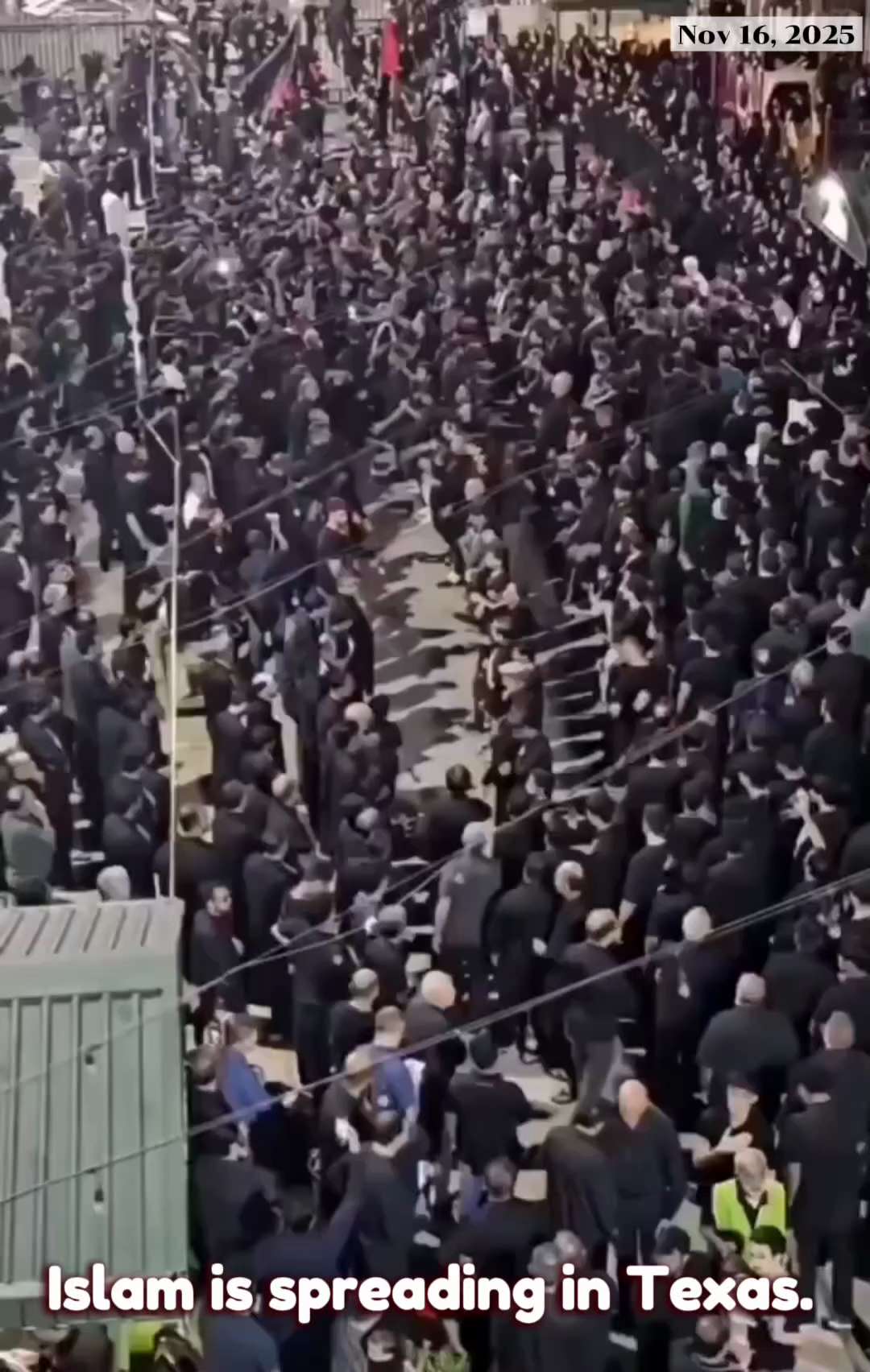 🚨Islam is spreading in Texas.

It needs to be stopped in its tracks. It’s not compatible.