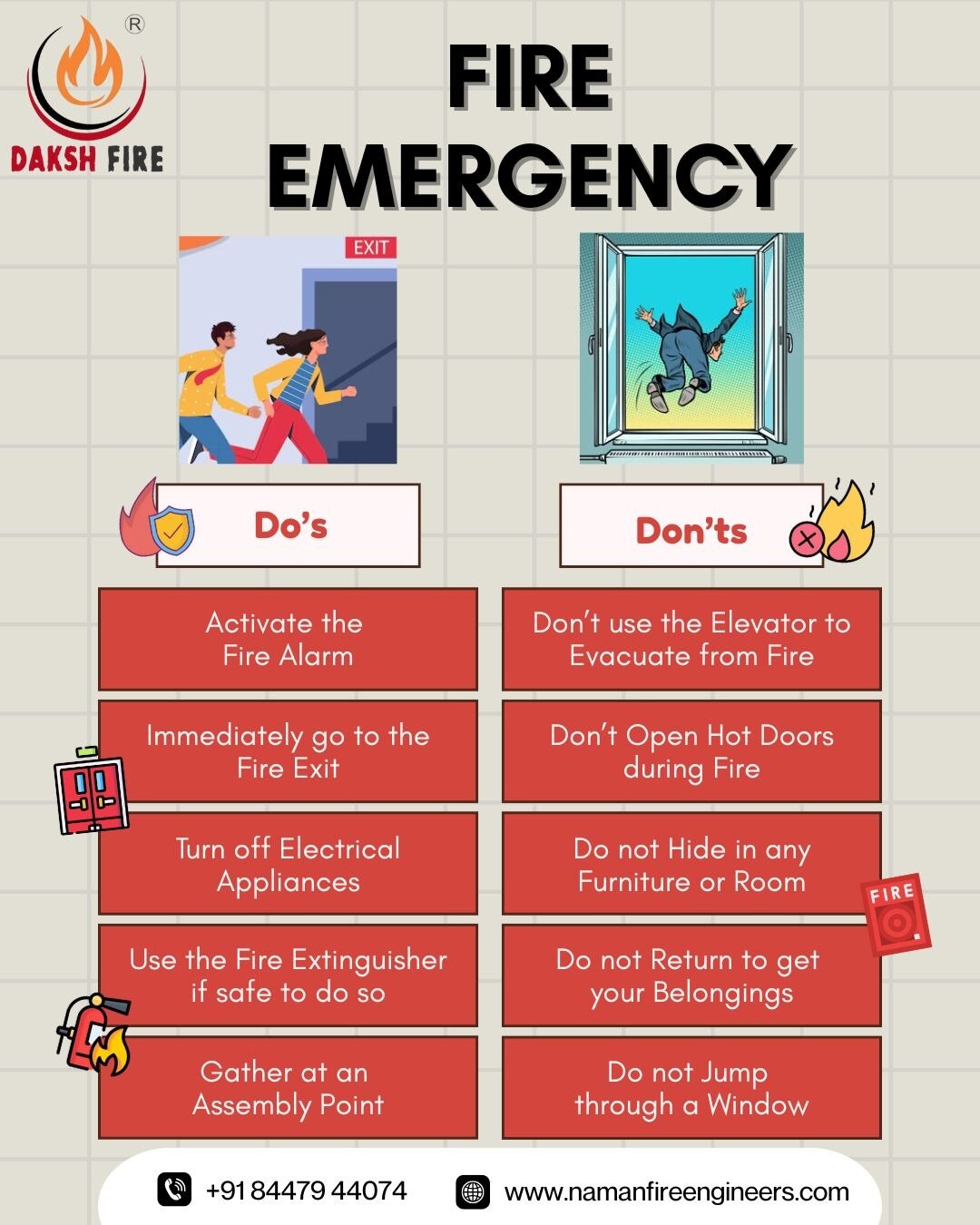 Fire Emergencies can happen anytime - knowing the right Do’s and Don’ts can save lives. You should k...