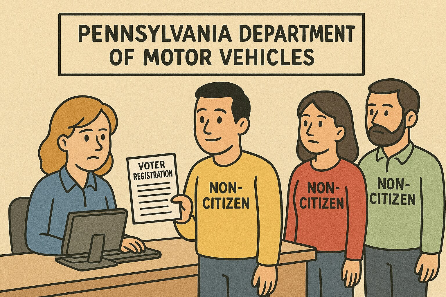BREAKING: Pennsylvania officials reportedly admitted that for decades, the Department of Motor Vehic...