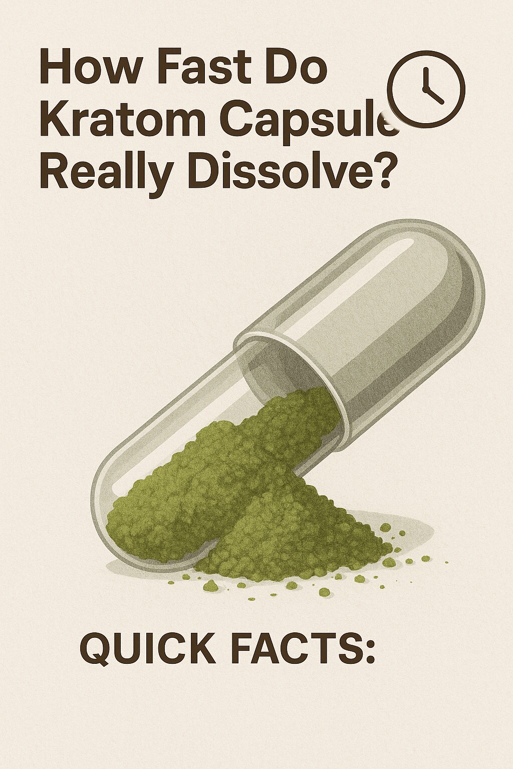 Curious how fast kratom capsules break down once you take them? Real tests show that standard kratom...