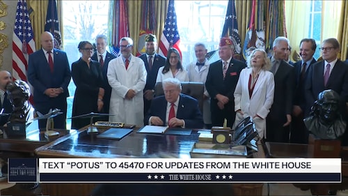 President Trump Signs an Executive Order, Dec. 18, 2025