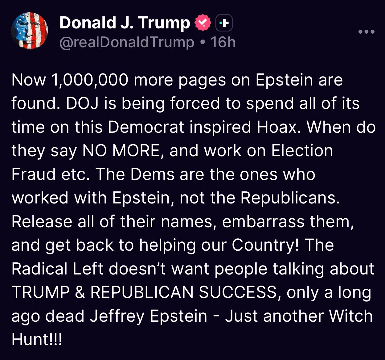 More Mr. President Donald J. Trump: 

