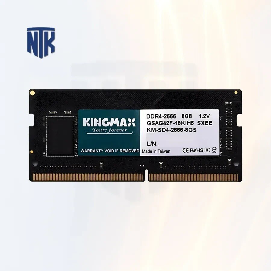 RAM LAPTOP 8GB DDR4-2666MHZ KINGMAX | SO-DIMM · CL19 · 1.2V · 260-PIN

Kingmax 8GB DDR4 2666MHz là R...