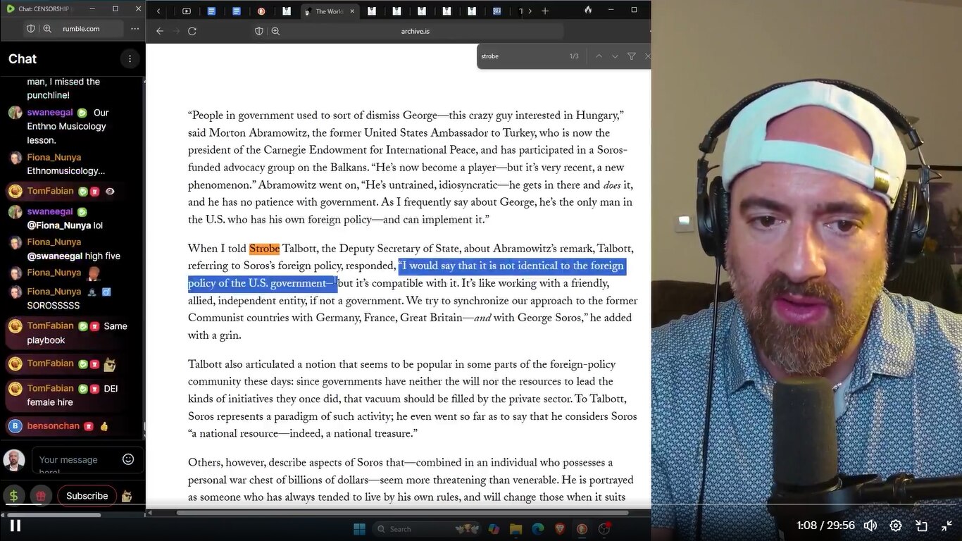 🚨KABOOM🚨Mike Benz👊👊👊👊🚨29:56 MIN, Cracked The 👉WikiLeaks Cables and Found👉 The Soros Family ...