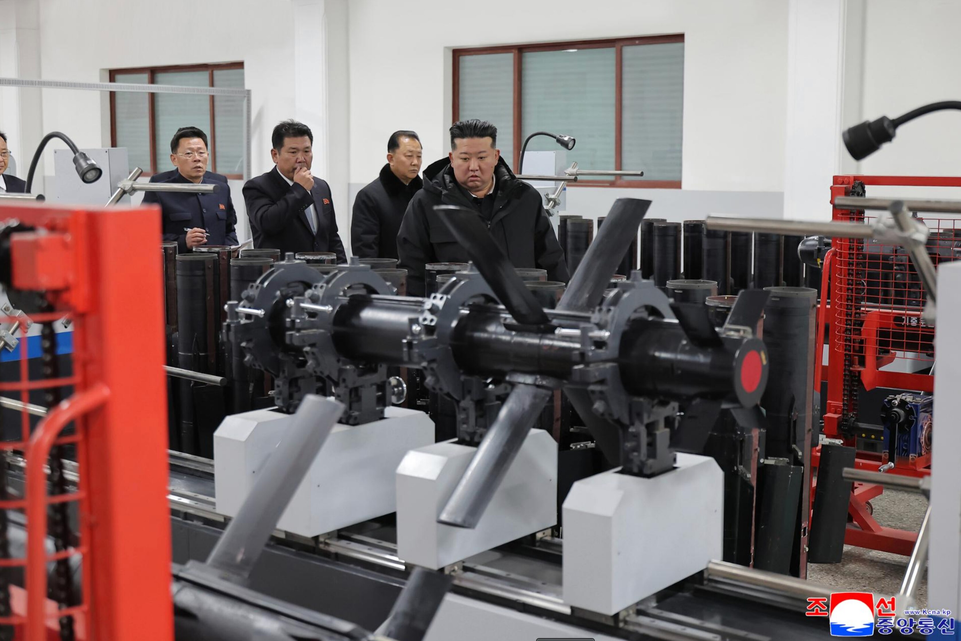 On Saturday, North Korean leader Kim Jong-un inspected a munitions factory, ordered a 2.5-fold expan...