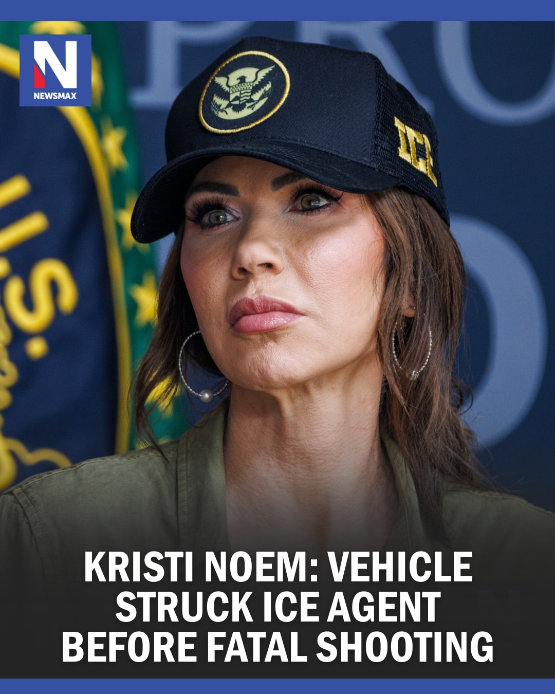 NOEM ON ICE SHOOTING: Homeland Security Secretary Kristi Noem said Wednesday that an ICE officer was...