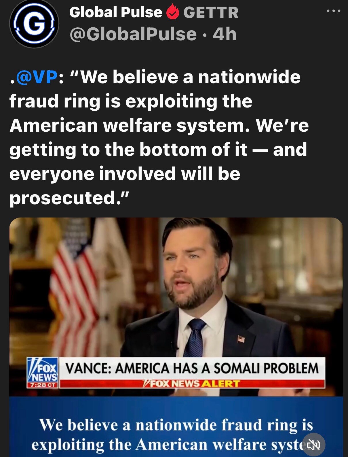 Vice President JD Vance: 

