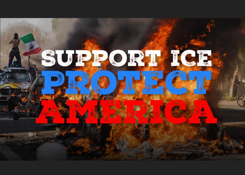 I support ICE from the UK, wish we were doing the same over here.